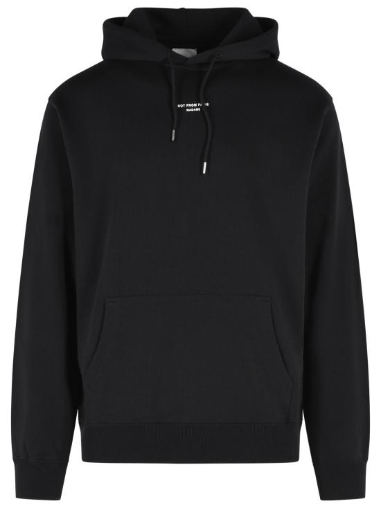 26FW 드롤드무슈 긴팔 티셔츠 PERM HO161 CO127BL Black