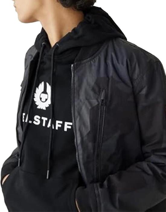 25SS 벨스타프 후드 티셔츠 104140BLKOWM BLACK - BELSTAFF