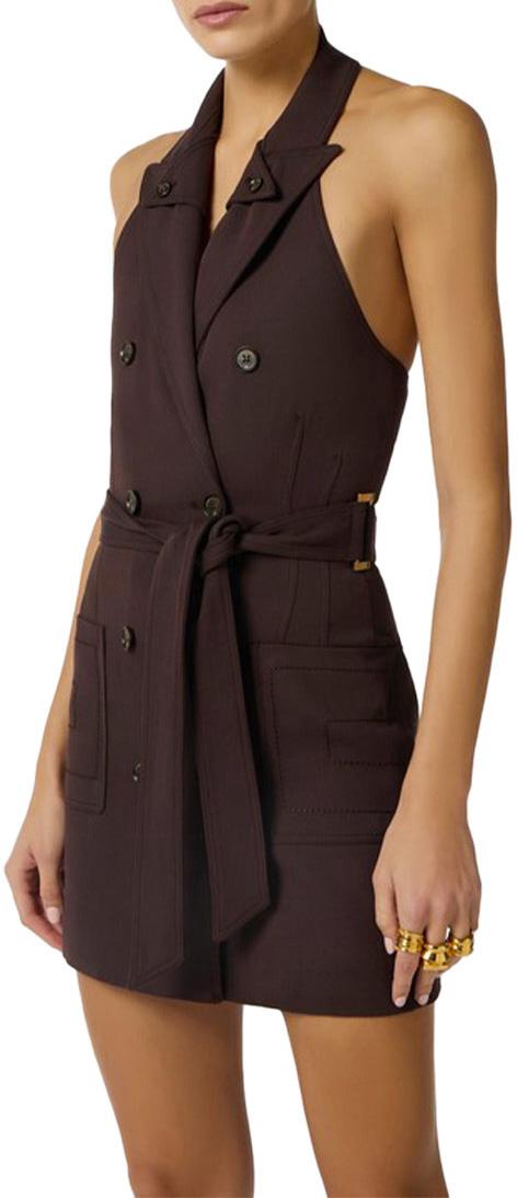 26SS 엘리자베타프랜치 미디 스커트 AB91461E2644 BROWN - ELISABETTA FRANCHI
