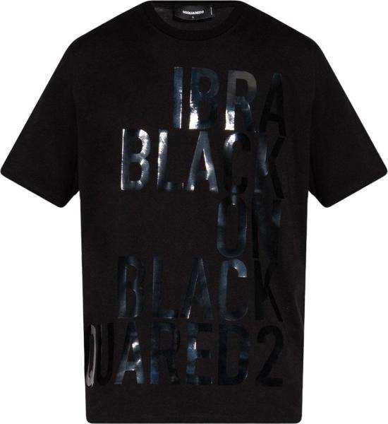  디스퀘어드2 반팔 티셔츠 S78GD0061S23009900 BLACK