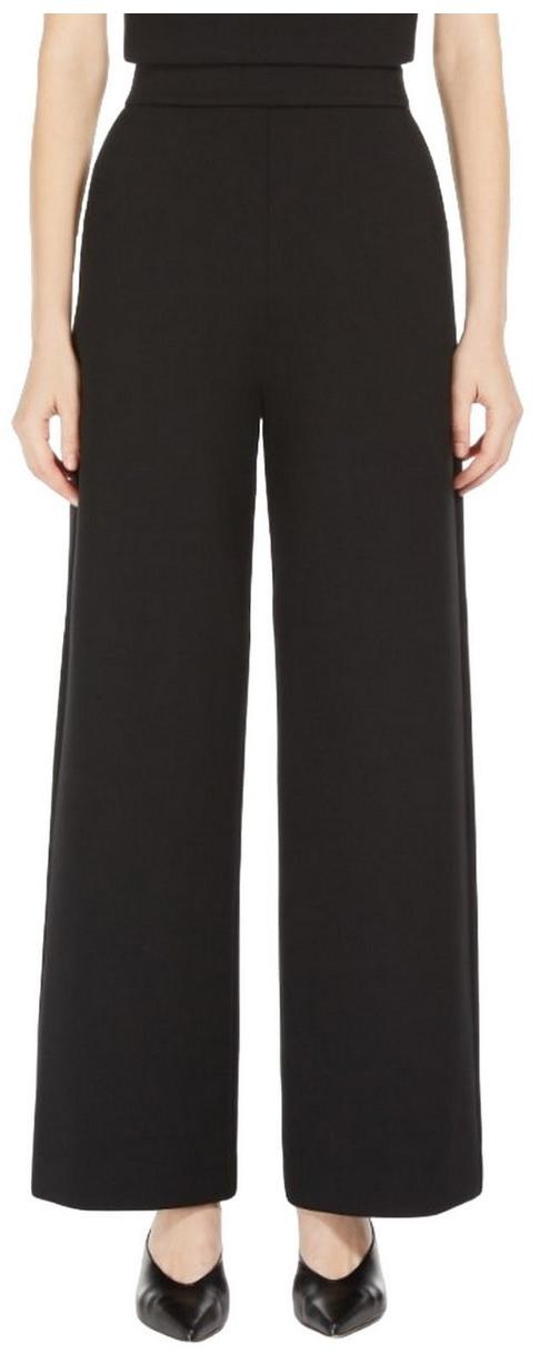  막스마라 스트레이트 팬츠 2429786012 BLACK - MAX MARA