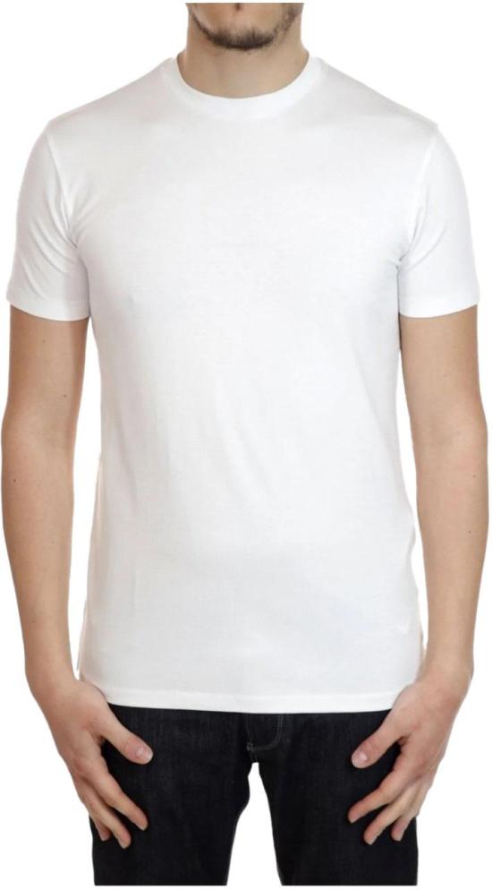 25SS 엠포리오 아르마니 탑 8N1TF01JCDZ0100 WHITE - EMPORIO ARMANI