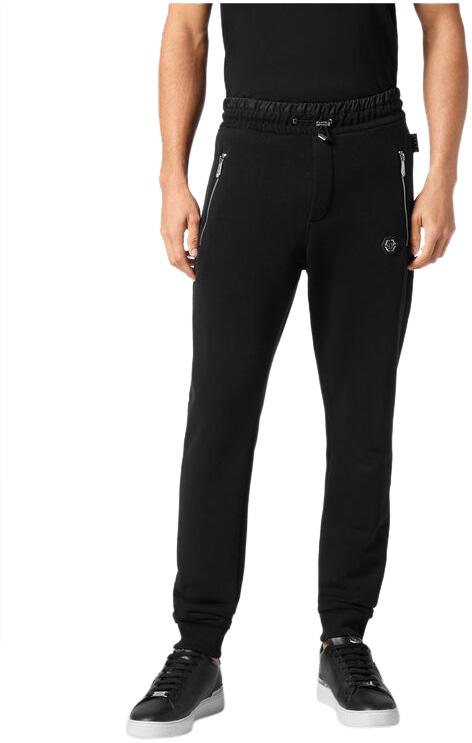 25SS 필립 플레인 트레이닝/조거 팬츠 SAECMJT2523PTE003N02 BLACK - PHILIPP PLEIN