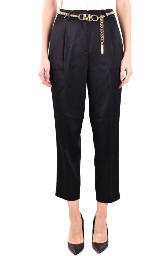  마이클 코어스 스트레이트 팬츠 MF330HK99G001 BLACK - MICHAEL KORS