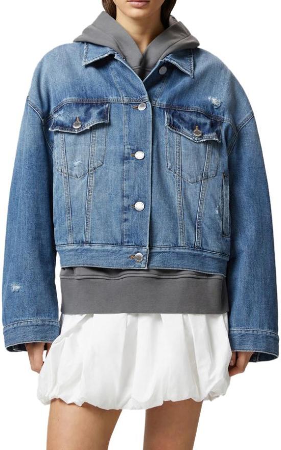 25SS 핑코 코트 104644A2E1PJF BLUE - PINKO