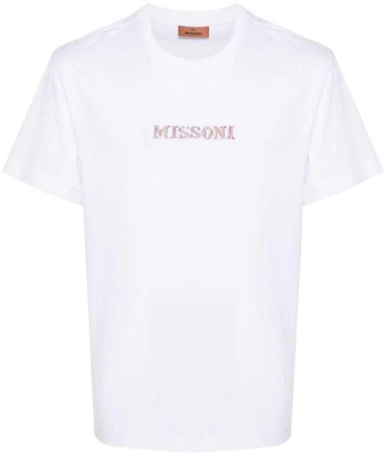  미소니 반팔 티셔츠 UC24SL01BJ00C7S013U WHITE