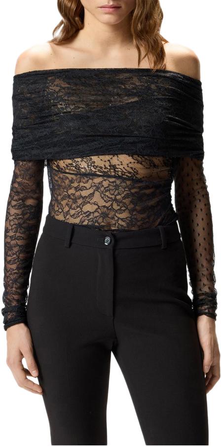 25FW 핑코 탑 105596A2T5Z99 BLACK - PINKO