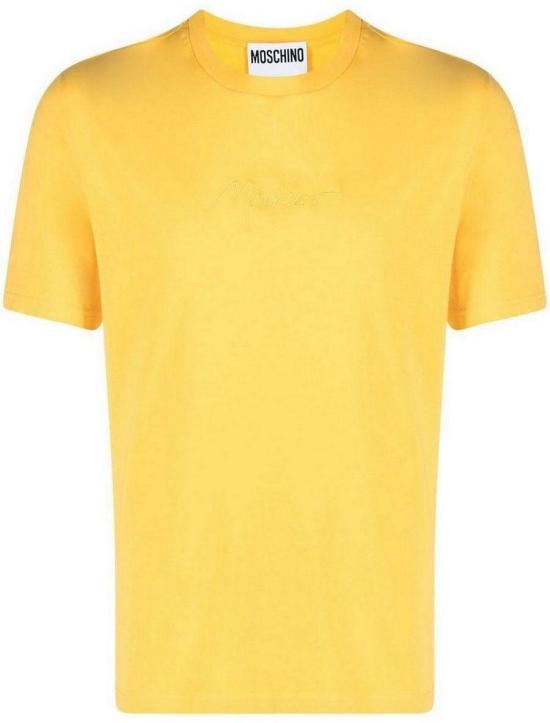  모스키노 반팔 티셔츠 A073002391029 YELLOW