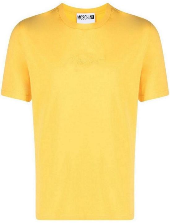  모스키노 반팔 티셔츠 A073002391029 YELLOW