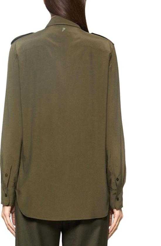  돈답 셔츠 DC379IF0040DXXX633 GREEN - DONDUP