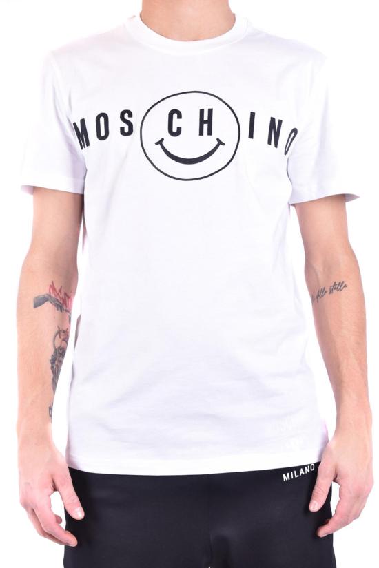  모스키노 탑 J071920411001 WHITE