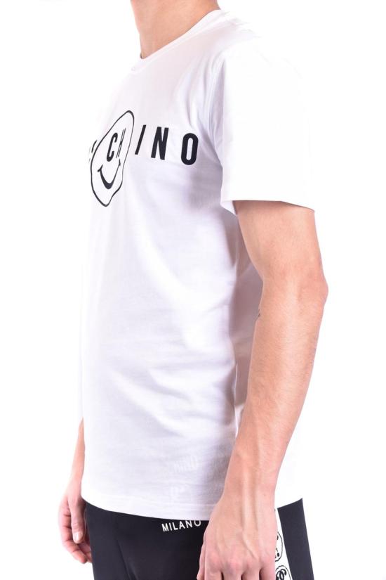  모스키노 반팔 티셔츠 J071920411001 WHITE - MOSCHINO