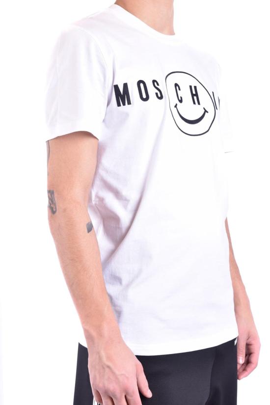  모스키노 반팔 티셔츠 J071920411001 WHITE - MOSCHINO