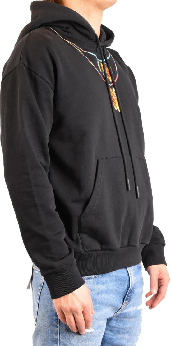 26SS 마르셀로 불론 스웨터 CMBB040C99FLE002 BLACK - MARCELO BURLON
