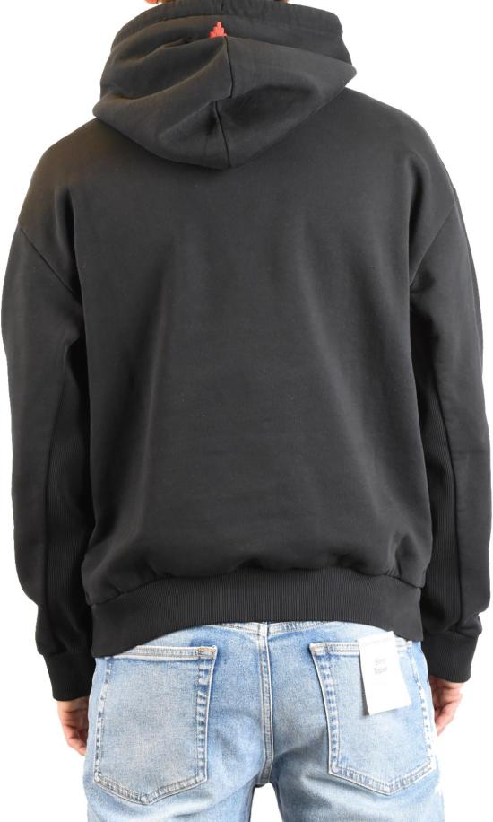26SS 마르셀로 불론 스웨터 CMBB040C99FLE002 BLACK - MARCELO BURLON