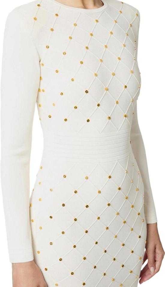 25FW 엘리자베타프랜치 미디 원피스 AM25S57E2D29 WHITE - ELISABETTA FRANCHI