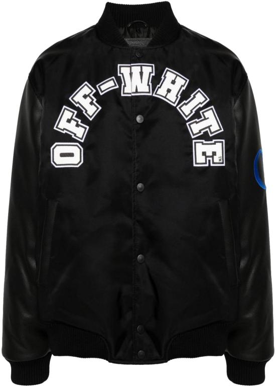  오프화이트 코트 OMJA138S24LEA0021001 BLACK