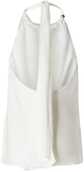 25FW 핑코 탑 105614A2RAZ04 WHITE - PINKO