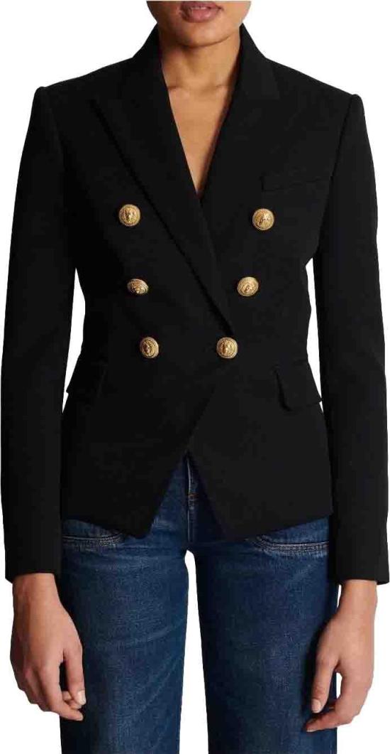  발망 수트 자켓 8F1SH020WC09 BLACK - BALMAIN