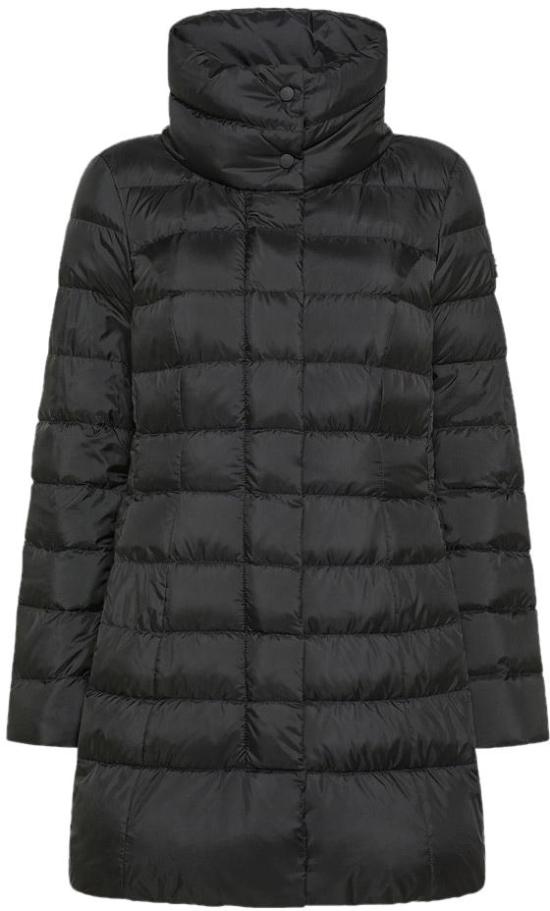 25FW 페트레이 솝착 MQN 03 하이칼라 슬림핏 롱 다운 재킷 PED545601181967NER BLACK