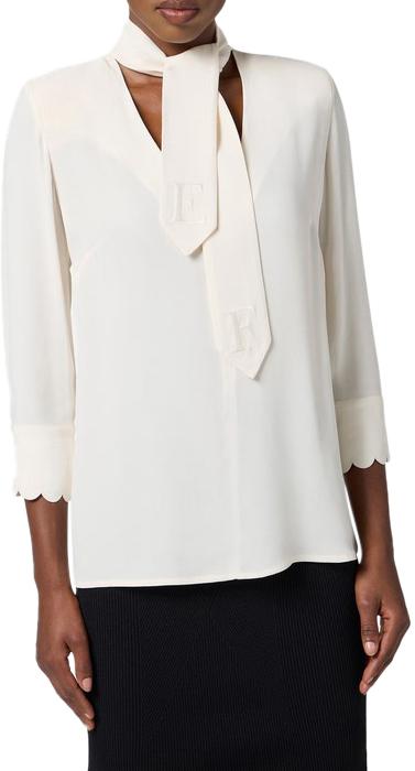 25FW 엘리자베타프랜치 탑 CA08956E2DZ9 WHITE - ELISABETTA FRANCHI