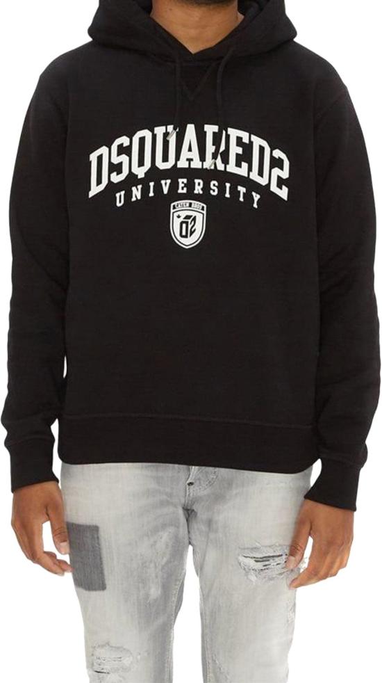  디스퀘어드2 후드 티셔츠 S74GU0744S25516900 BLACK - DSQUARED2