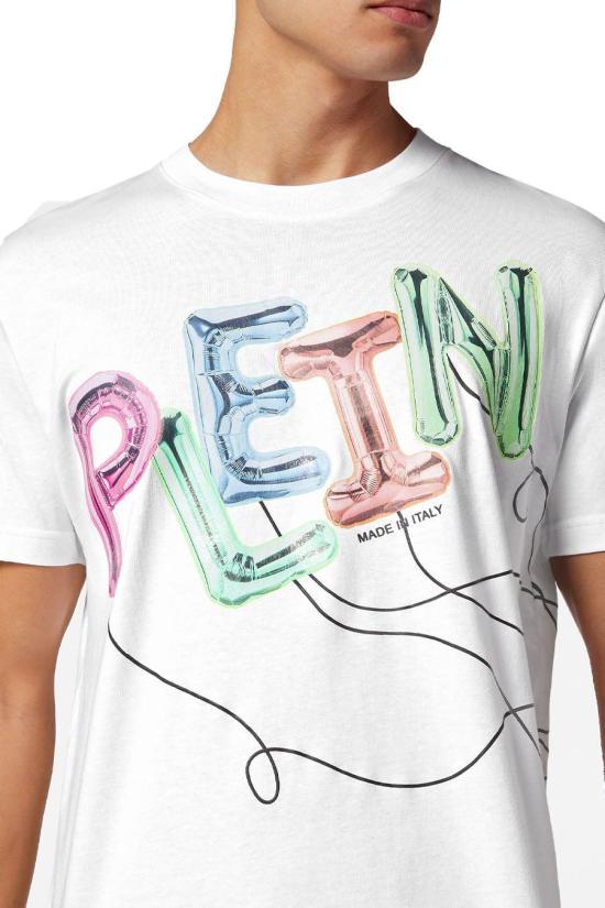 필립 플레인 반팔 티셔츠 PADCMTK7086PJY002N01 WHITE - PHILIPP PLEIN