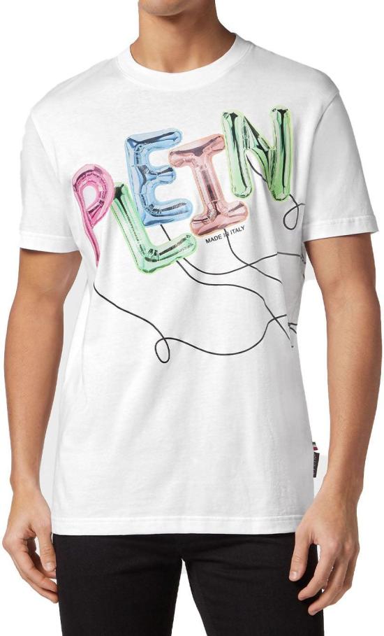  필립 플레인 반팔 티셔츠 PADCMTK7086PJY002N01 WHITE - PHILIPP PLEIN