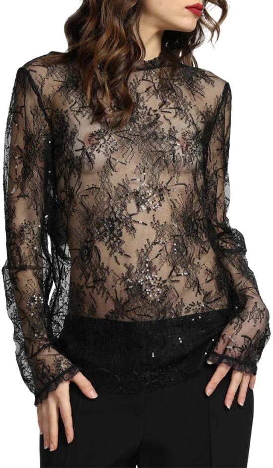 26SS 알베르타 페레티 탑 A021816200555 BLACK - ALBERTA FERRETTI