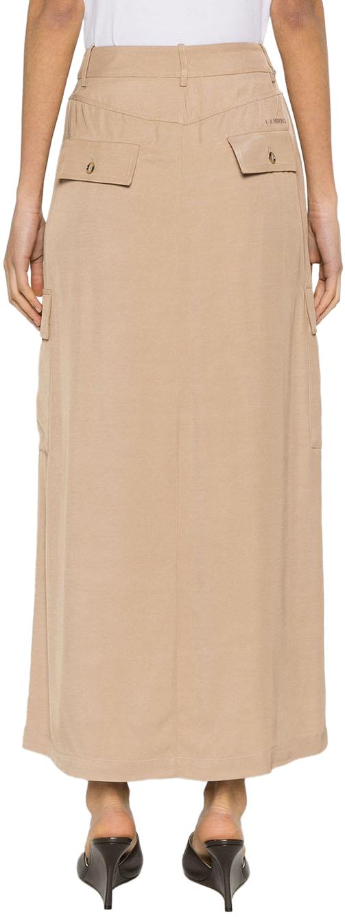  에르마노 피렌제 미디 스커트 D44EO005E22E22MF280 BEIGE - ERMANNO FIRENZE