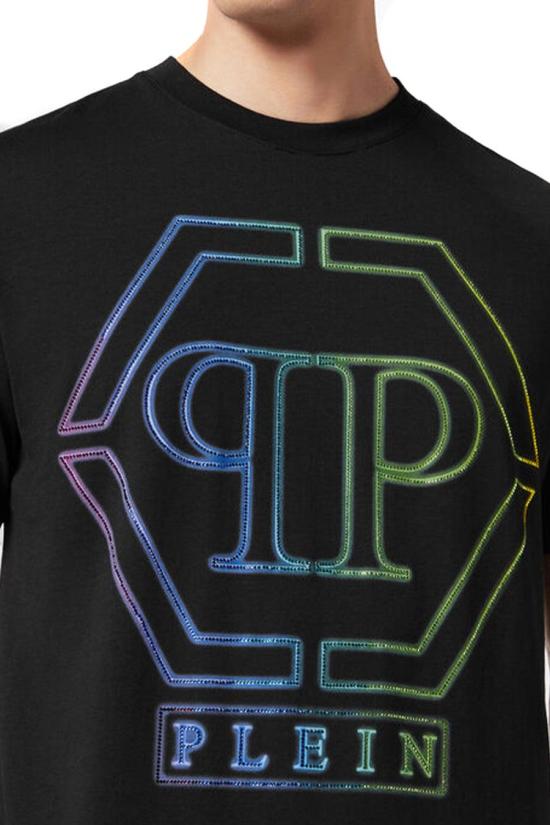  필립 플레인 반팔 티셔츠 SADCMTK6814PJY002N02 BLACK - PHILIPP PLEIN