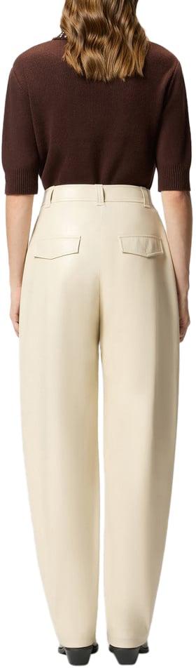 25FW 핑코 스트레이트 팬츠 105371A2P4C03 WHITE - PINKO