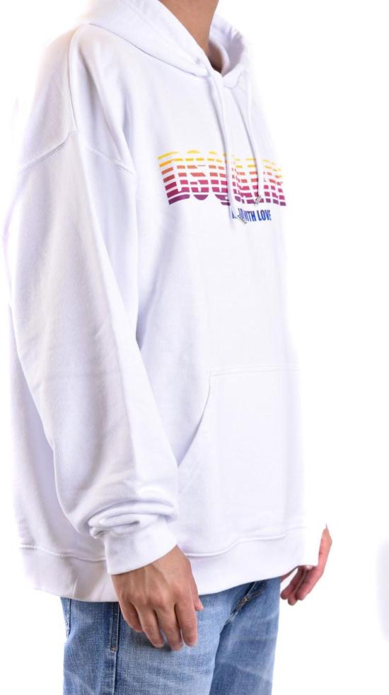  디스퀘어드2 후드 티셔츠 S71GU0655S25551100 WHITE - DSQUARED2
