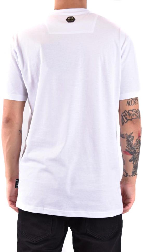  필립 플레인 반팔 티셔츠 FADCMTK7353PJY002N01 WHITE - PHILIPP PLEIN