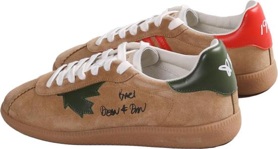 26SS 디스퀘어드2 스니커즈 LACEUPLOWTOPSNEAKERSTAUPEMUSCHIOARANCIONE - DSQUARED2