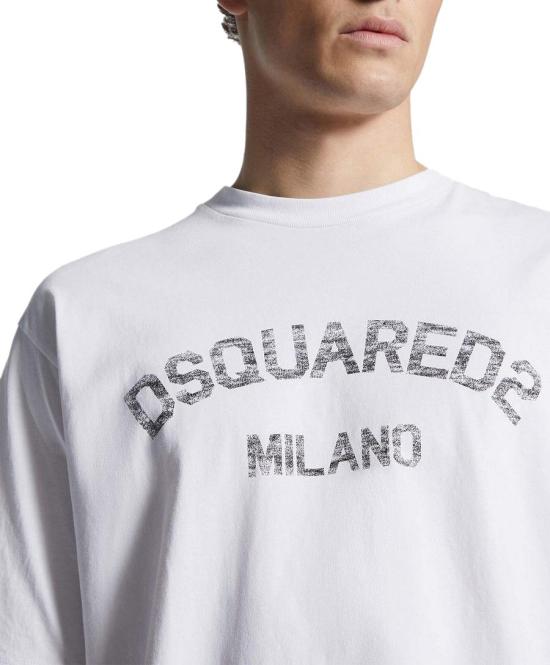 25FW 디스퀘어드2 탑 S74GD1479D20033100 WHITE - DSQUARED2