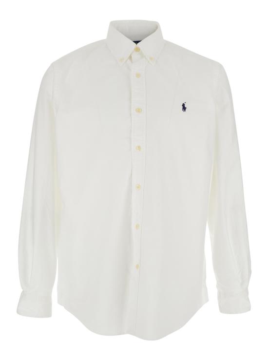 26FW 폴로 랄프로렌 커스텀 핏 버튼 다운 셔츠 710772290003 White
