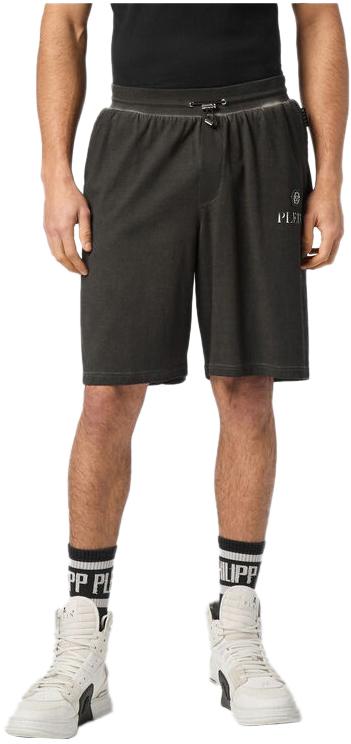 25SS 필립 플레인 숏팬츠 PAECMJT2590PTE003N02 BLACK - PHILIPP PLEIN