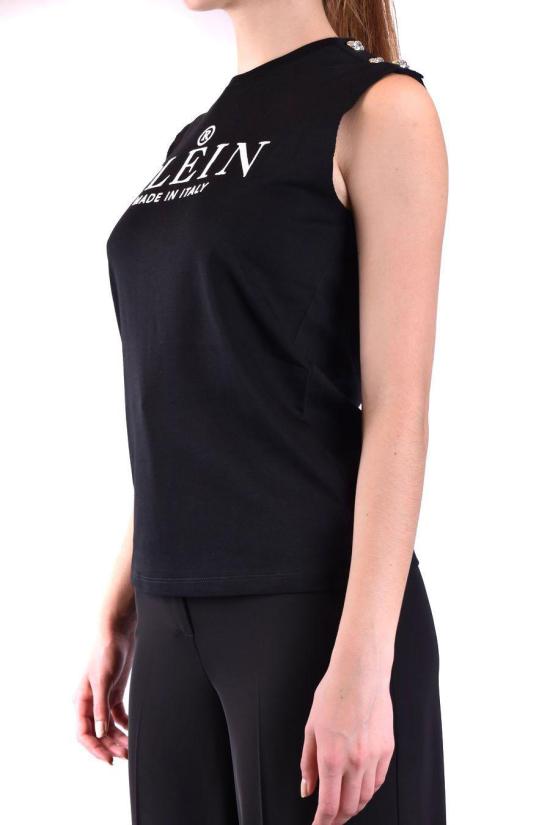  필립 플레인 민소매 티셔츠 SACCWTK2346PJO00202 BLACK - PHILIPP PLEIN