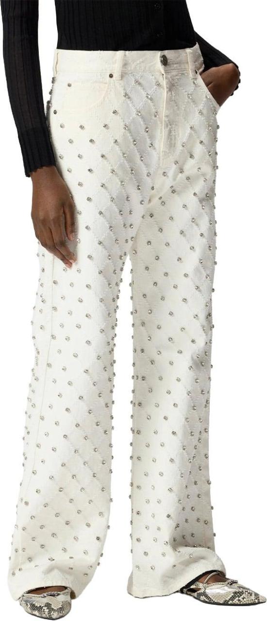 26SS 핑코 데님 팬츠 101733A3D9Z05 WHITE - PINKO