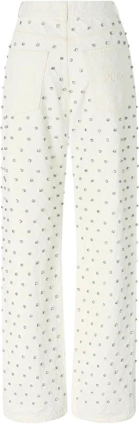 26SS 핑코 데님 팬츠 101733A3D9Z05 WHITE - PINKO