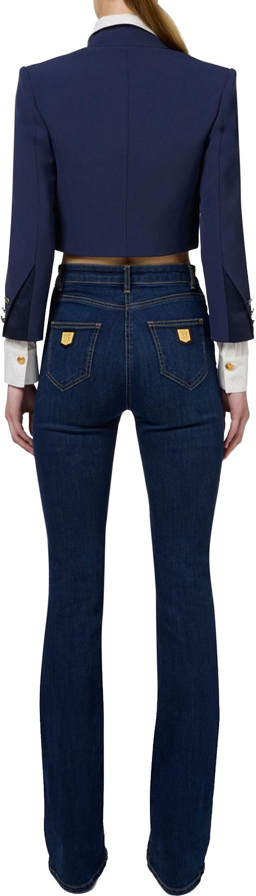 25SS 엘리자베타프랜치 데님 팬츠 PJ74S46E2V380104 BLUE - ELISABETTA FRANCHI