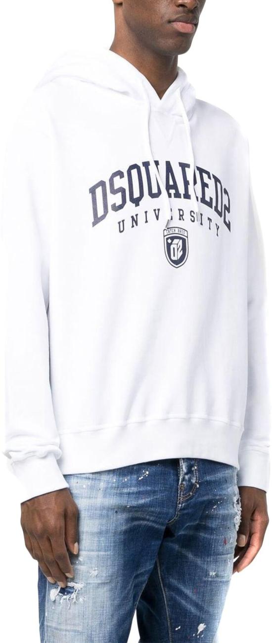  디스퀘어드2 후드 티셔츠 S74GU0744S25516100 WHITE - DSQUARED2