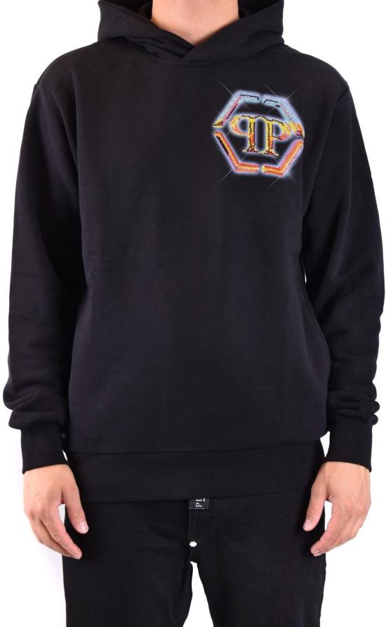  필립 플레인 후드 티셔츠 FADCMJB3356PJY002N02 BLACK - PHILIPP PLEIN
