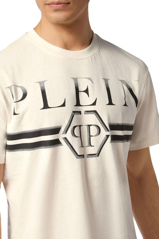 25FW 필립 플레인 탑 FAECMTK8458PJY002N01OF WHITE - PHILIPP PLEIN
