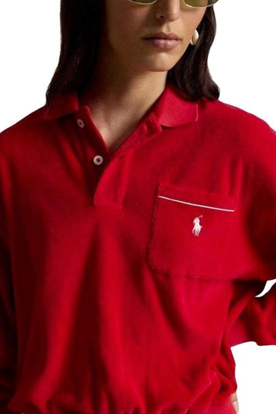 26SS 랄프 로렌 탑 211A12737003 RED - RALPH LAUREN