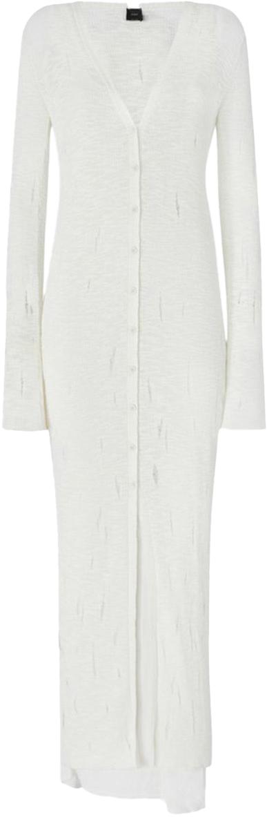 25SS 핑코 롱 원피스 105140A2LPZ05 WHITE