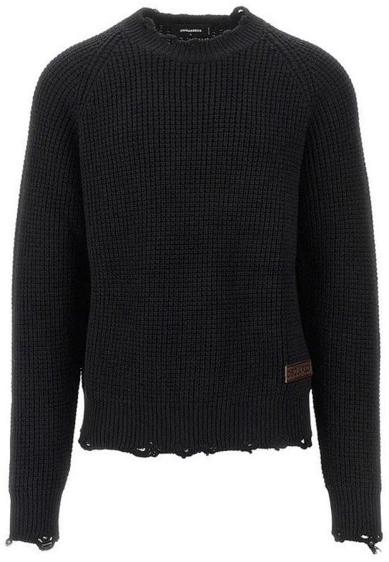 25FW 디스퀘어드2 스웨터 S74HA1446D13040900 BLACK