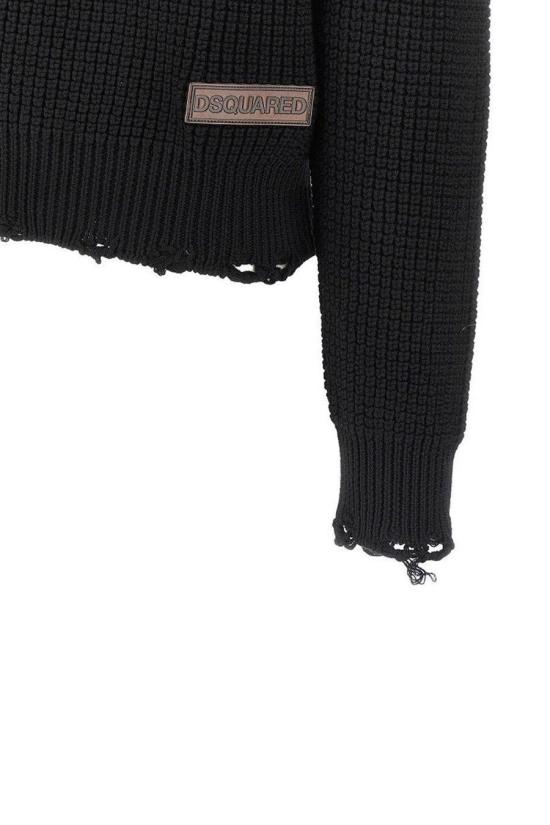 25FW 디스퀘어드2 스웨터 S74HA1446D13040900 BLACK - DSQUARED2