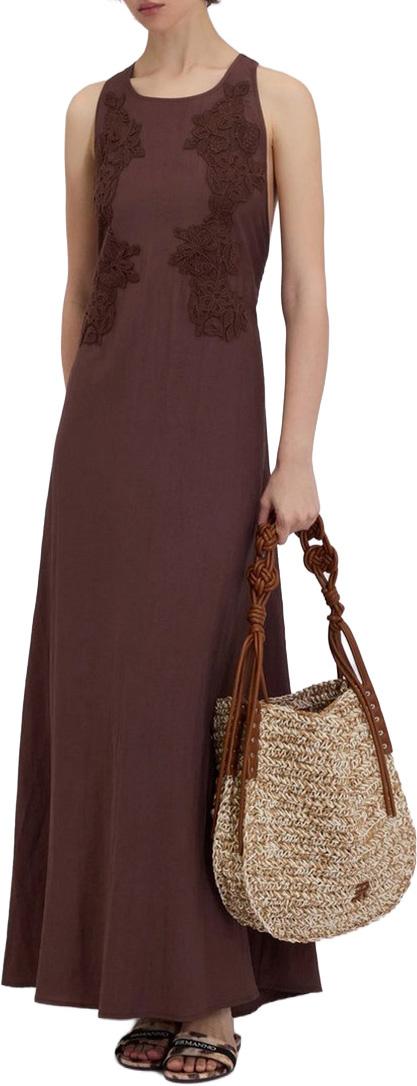 26SS 에르마노 피렌제 미디 스커트 D48EQ058ES7MFB24 BROWN - ERMANNO FIRENZE